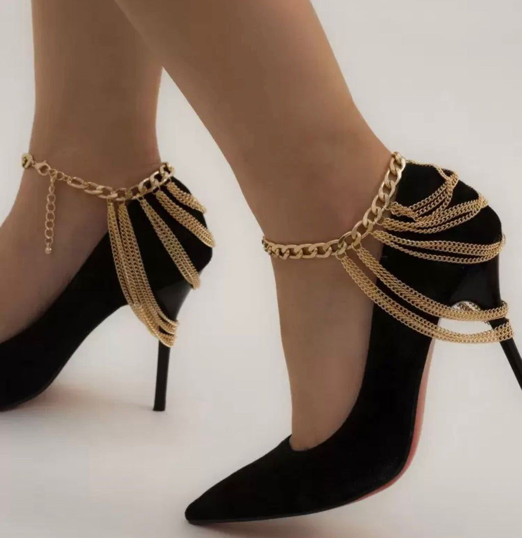 Luxe Layered Chain Anklet