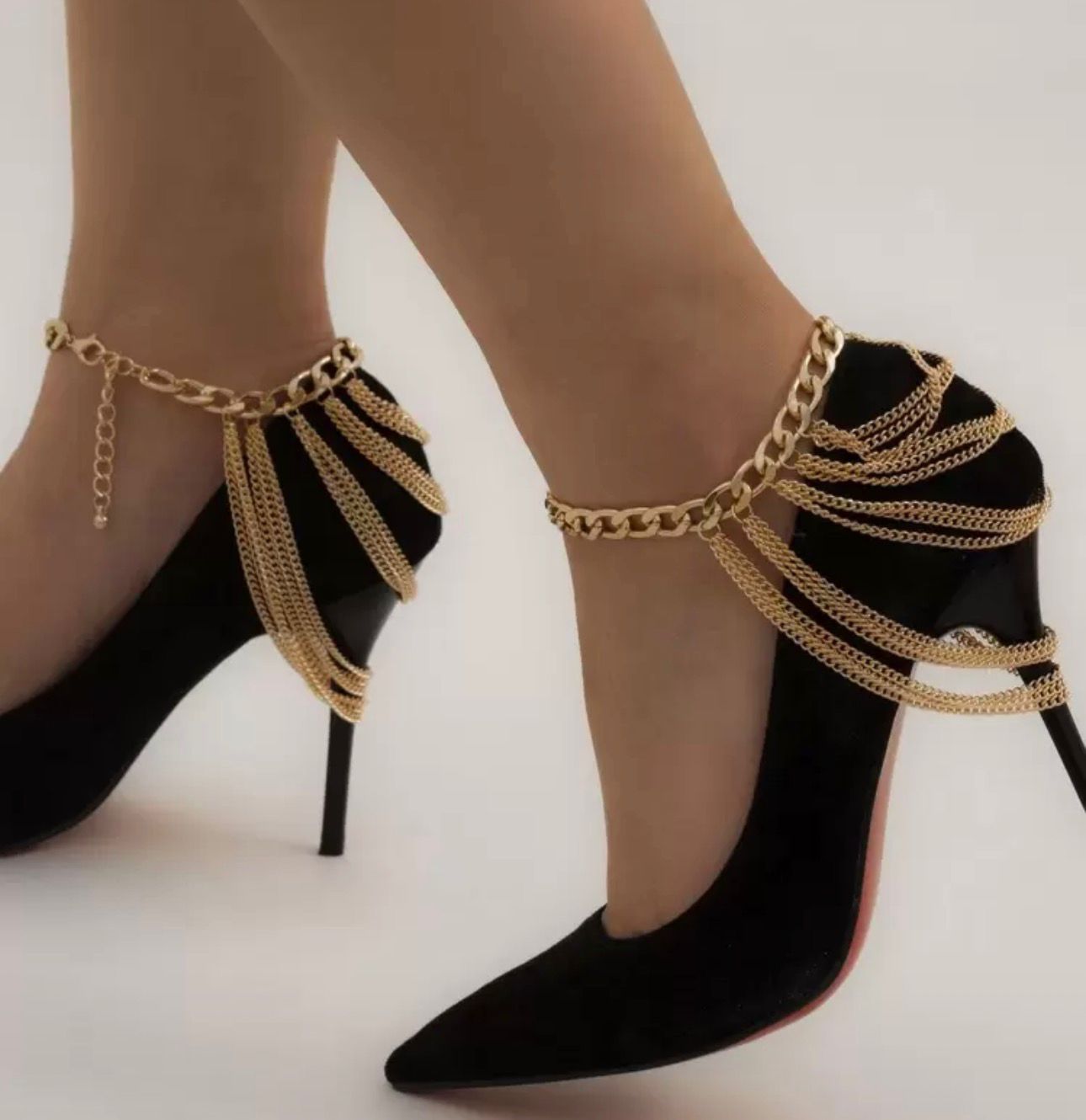 Luxe Layered Chain Anklet